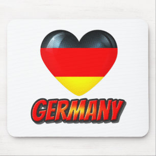 Germany Heart Mouse Mat