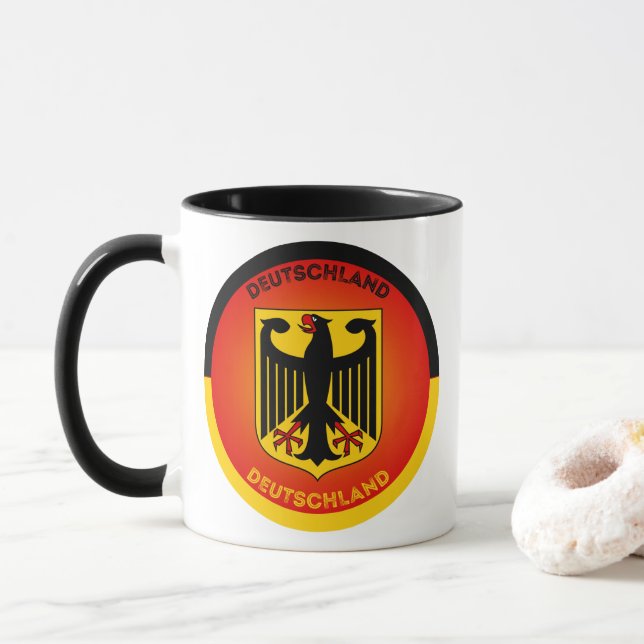 Germany Heritage Emblem Mug (With Donut)