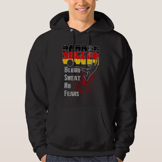 Germany I Love Soccer And Football Player Hoodie (Front)