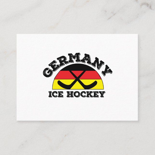 Germany Ice Hockey Business Card (Front)
