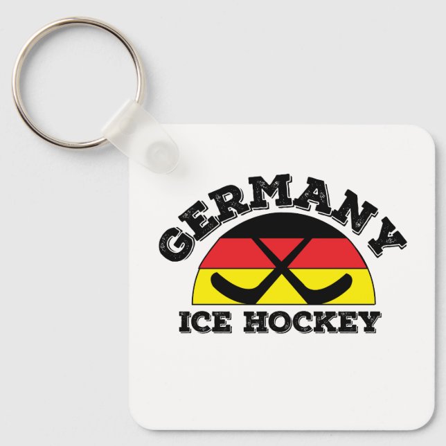 Germany Ice Hockey Key Ring (Front)