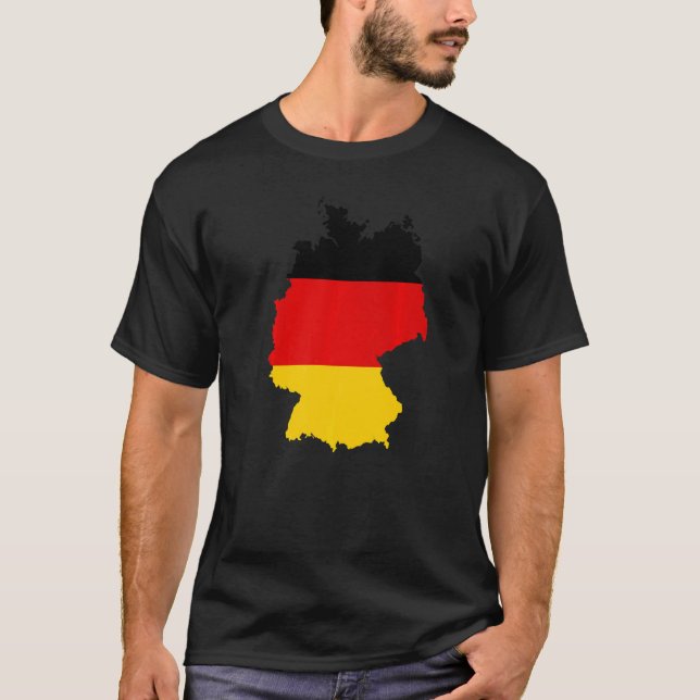 Germany in the colours of the flag home   T-Shirt (Front)