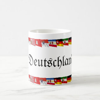 Germany & its Laender Waving Flags Coffee Mug