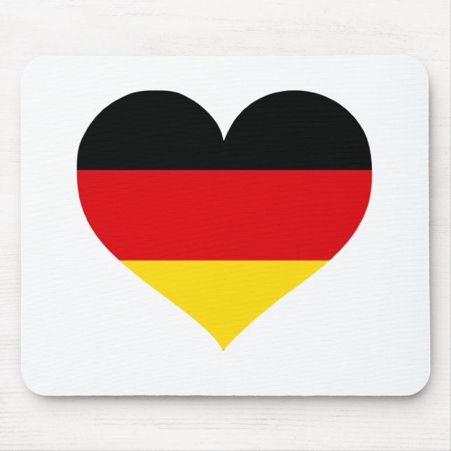 Germany Love Mouse Mat (Front)