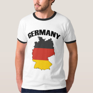 Germany Map - German Flag - Deutschland Travel T-Shirt
