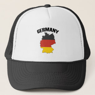Germany Map - German Flag - Deutschland Travel Trucker Hat