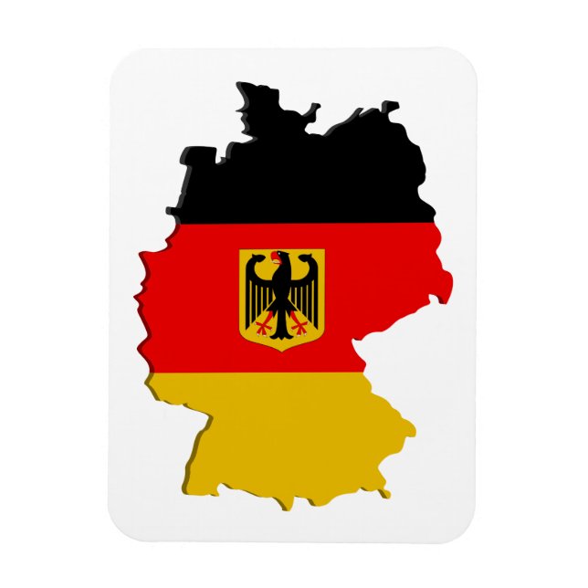 Germany map magnet (Vertical)