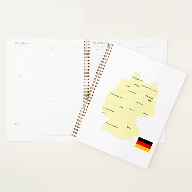 Germany Map with States and Capitals Planner (Creator Uploaded)