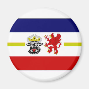 Germany Mecklenburg Flag Alternate Magnet