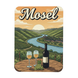 Germany Mosel Travel Magnet