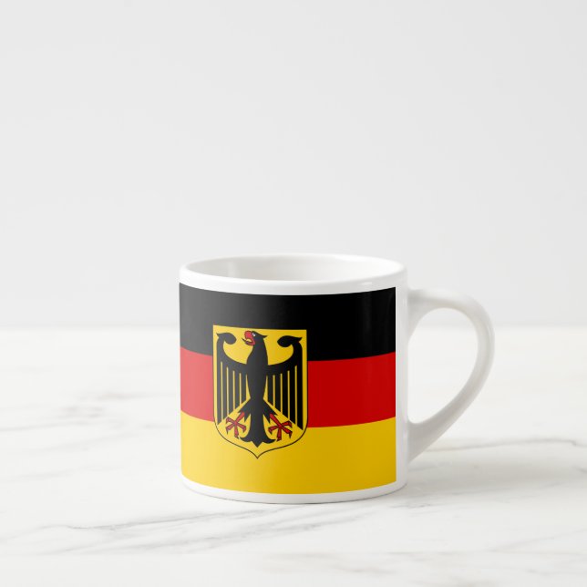 Germany National Flag Patriotic Espresso Cup (Right)