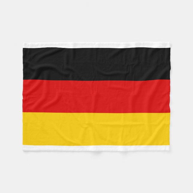 Germany National World Flag Fleece Blanket (Front (Horizontal))