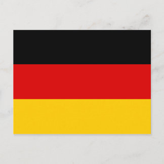 Germany National World Flag Postcard