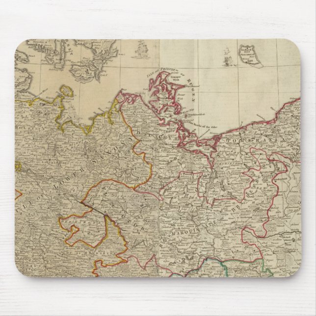 Germany north mouse mat (Front)