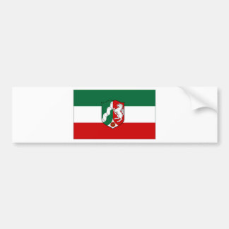 Germany North Rhine Flag Bumper Sticker