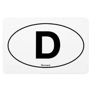 Germany Oval Magnet