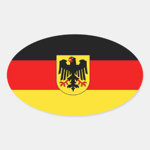 GERMANY OVAL STICKER