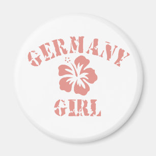 Germany Pink Girl Magnet