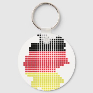 germany pixel flag key ring