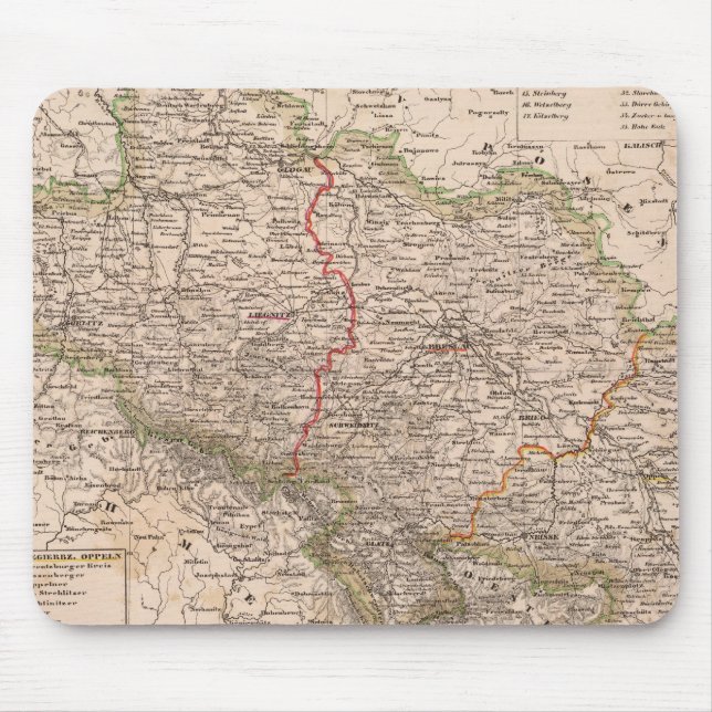 Germany, Poland Mouse Mat (Front)