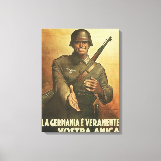 Germany Propaganda Poster Canvas Print (Front)