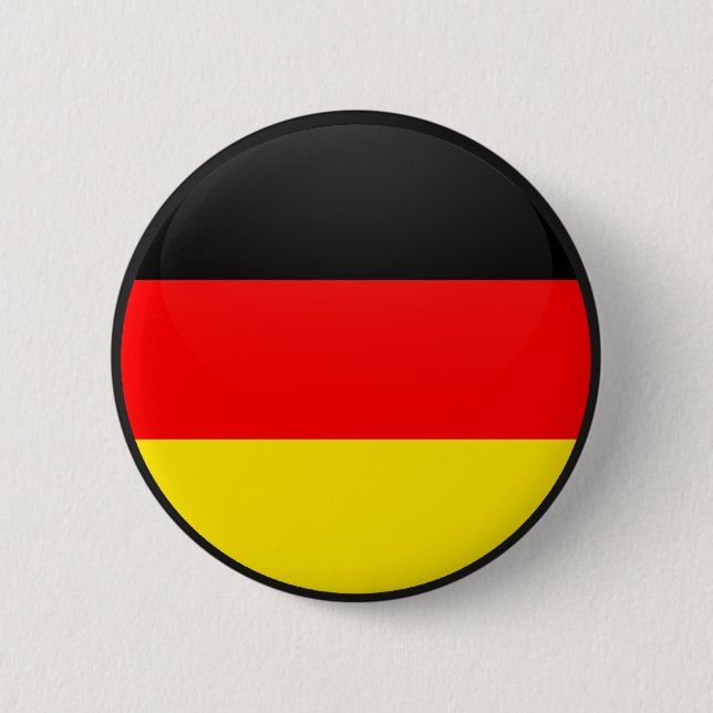 Germany quality Flag Circle 6 Cm Round Badge (Front)