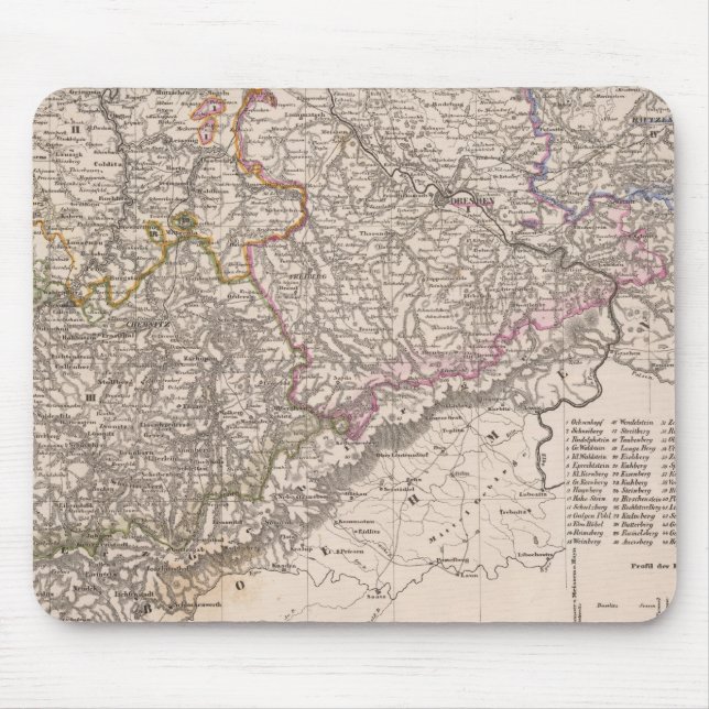 Germany Railroad Mouse Mat (Front)