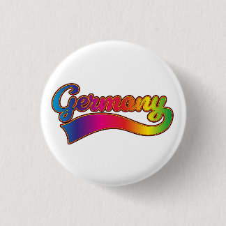 Germany Rainbow logo 3 Cm Round Badge