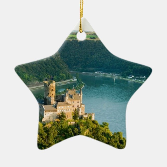 Germany  rhine [kan.k].JPG Ceramic Tree Decoration (Front)