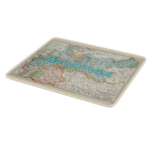 Germany Road Map Adventure Cutting Board