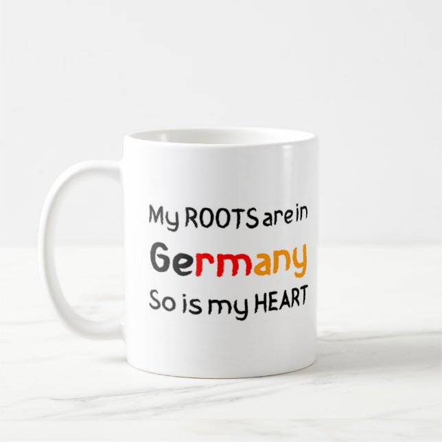 germany roots  coffee mug (Left)