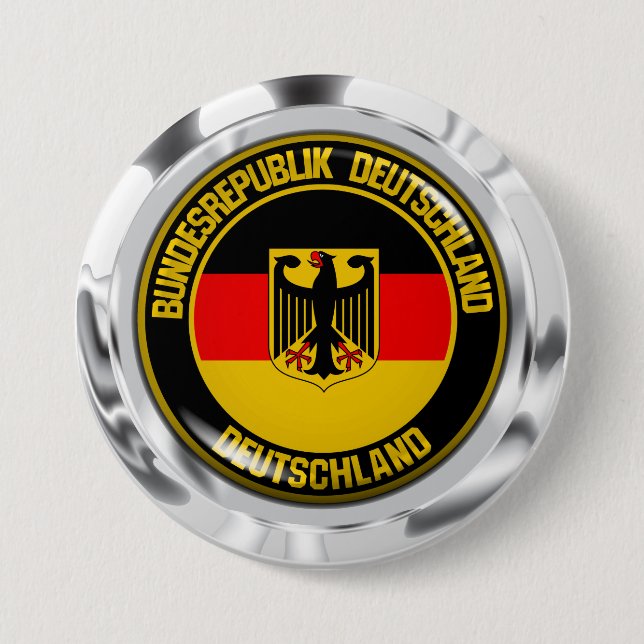 Germany Round Emblem 7.5 Cm Round Badge (Front)