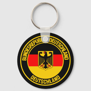 Germany Round Emblem Key Ring