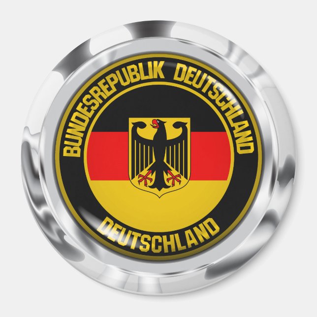 Germany Round Emblem Magnet (Front)