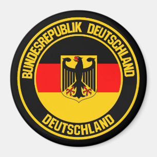 Germany Round Emblem Magnet