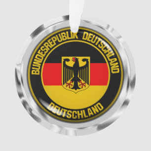 Germany Round Emblem Ornament
