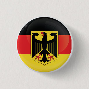 Germany  Round Icon Flag 3 Cm Round Badge