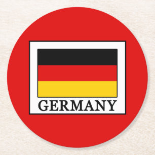 Germany Round Paper Coaster