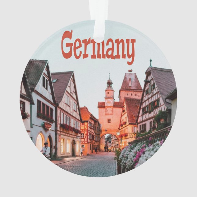 Germany Row Houses Ornament (Back)