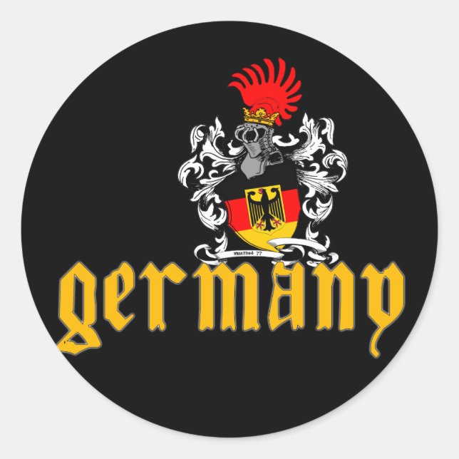 Germany Shield Sticker (Front)