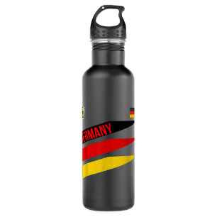 GERMANY SHIRT-JERSEY FLAG-SOCCER-FOOTBALL  710 ML WATER BOTTLE