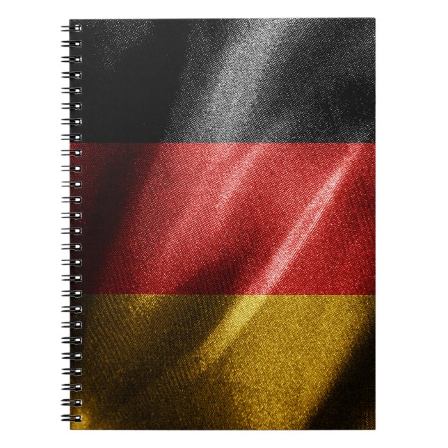 Germany silk flag notebook (Front)