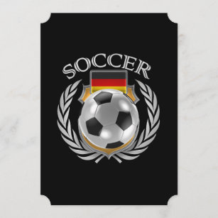 Germany Soccer 2016 Fan Gear Invitation