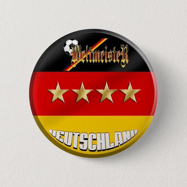 Germany Soccer 6 Cm Round Badge (Front)