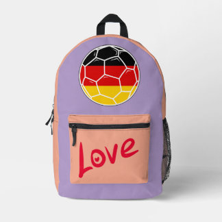 Germany Soccer Love Backpack