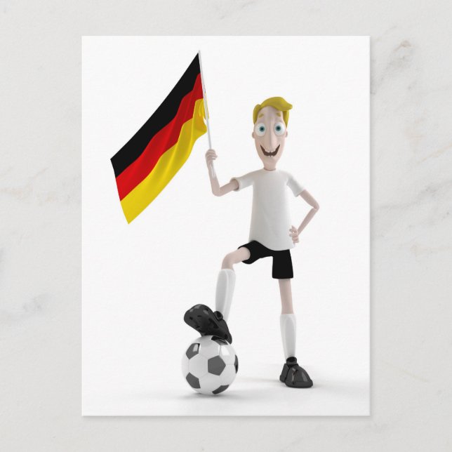 Germany soccer postcard (Front)