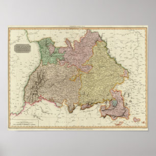 Germany south of the Mayan Poster