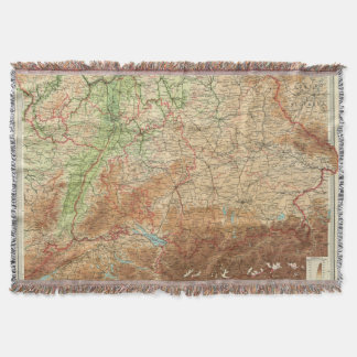 Germany southern section throw blanket
