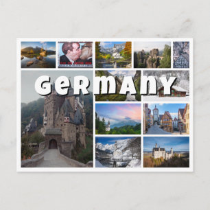 Germany souvenir photo collage postcard