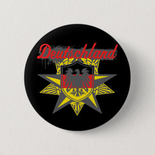 Germany Star 6 Cm Round Badge